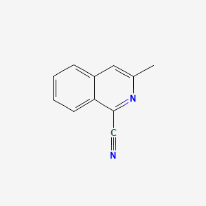 molecular formula C11H8N2 B1619817 3-Methyl-1-isoquinolinecarbonitrile CAS No. 22381-52-8