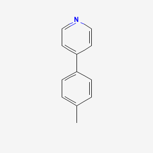 molecular formula C12H11N B1619818 4-(4-Methylphenyl)pyridine CAS No. 4423-10-3