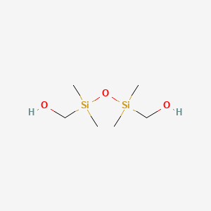 molecular formula C6H18O3Si2 B1619840 Methanol, (1,1,3,3-tetramethyl-1,3-disiloxanediyl)bis- CAS No. 5833-59-0