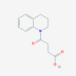 molecular formula C13H15NO3 B1619875 4-(3,4-Dihydro-2H-quinolin-1-yl)-4-oxo-butyric acid CAS No. 349644-03-7