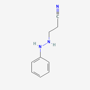 molecular formula C9H11N3 B1619924 3-(2-Phenylhydrazino)propiononitrile CAS No. 26955-79-3