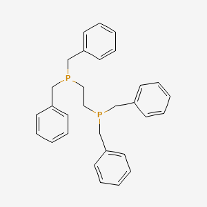 molecular formula C30H32P2 B1619927 Dibenzyl(2-dibenzylphosphanylethyl)phosphane CAS No. 23743-25-1