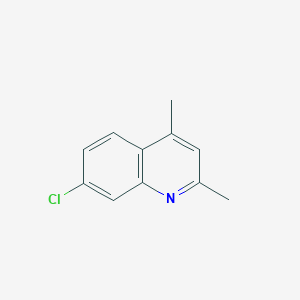 molecular formula C11H10ClN B1619931 7-Chloro-2,4-dimethylquinoline CAS No. 88499-96-1