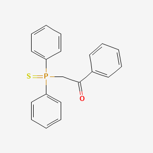 molecular formula C20H17OPS B1619938 Ethanone, 2-(diphenylphosphinothioyl)-1-phenyl- CAS No. 58156-55-1