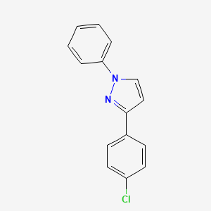 3-(4-Chlorophenyl)-1-phenyl-1H-pyrazole