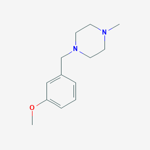 molecular formula C13H20N2O B1619957 1-(3-Methoxybenzyl)-4-methylpiperazine CAS No. 414879-55-3