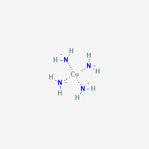 molecular formula CuH8N4-4 B1619959 Tetraamminecopper(2+) dichloride CAS No. 10534-87-9