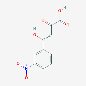 molecular formula C10H7NO6 B1619963 4-羟基-4-(3-硝基苯基)-2-氧代丁-3-烯酸 CAS No. 904814-30-8