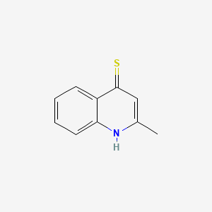 molecular formula C10H9NS B1619965 4-巯基-2-甲基喹啉 CAS No. 90945-94-1