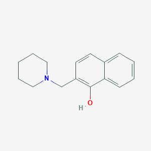 molecular formula C16H19NO B1619968 2-(Piperidinomethyl)-1-Naphthol CAS No. 6638-91-1