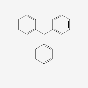 molecular formula C20H18 B1619970 1-(Diphenylmethyl)-4-methylbenzene CAS No. 603-37-2