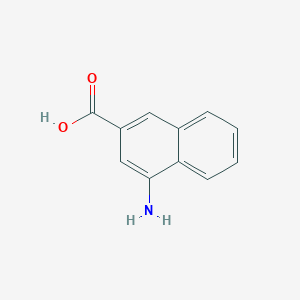 molecular formula C11H9NO2 B1619973 4-Aminonaphthalene-2-carboxylic acid CAS No. 5773-98-8