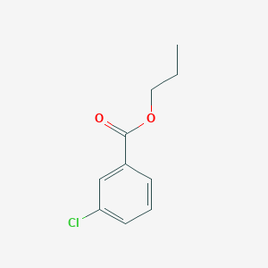 molecular formula C10H11ClO2 B1619977 Benzoic acid, 3-chloro, propyl ester CAS No. 25800-29-7