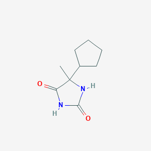 molecular formula C9H14N2O2 B1619978 5-Cyclopentyl-5-methylimidazolidine-2,4-dione CAS No. 6969-79-5