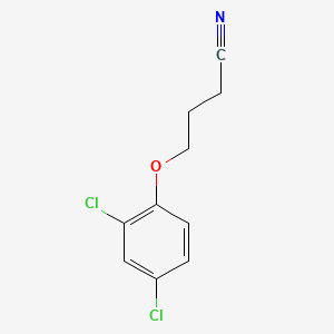 molecular formula C10H9Cl2NO B1619985 4-(2,4-Dichlorophenoxy)butanenitrile CAS No. 63867-25-4