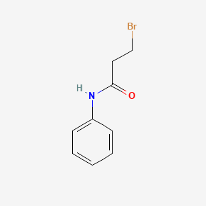 molecular formula C9H10BrNO B1619990 3-Bromo-N-phenylpropanamide CAS No. 7661-07-6