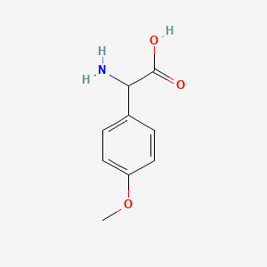 molecular formula C9H11NO3 B1619991 2-Amino-2-(4-methoxyphenyl)acetic acid CAS No. 2540-53-6