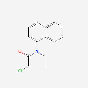 molecular formula C14H14ClNO B1619997 2-氯-N-乙基-N-萘-1-基乙酰胺 CAS No. 22302-57-4