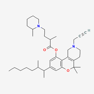 molecular formula C37H56N2O3 B1619999 Menabitan CAS No. 83784-21-8