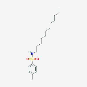 molecular formula C19H33NO2S B162002 N-Dodecyl-p-toluenesulphonamide CAS No. 1635-09-2