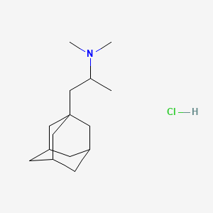molecular formula C15H28ClN B1620033 1-(2-Dimethylaminopropyl)adamantane hydrochloride CAS No. 31897-87-7