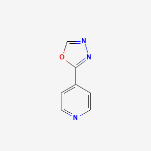 molecular formula C7H5N3O B1620064 4-(1,3,4-Oxadiazol-2-yl)pyridine CAS No. 64001-70-3