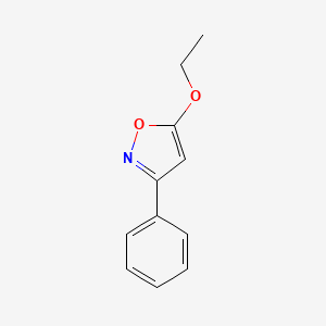 molecular formula C11H11NO2 B1620073 5-Ethoxy-3-phenylisoxazole CAS No. 23244-34-0