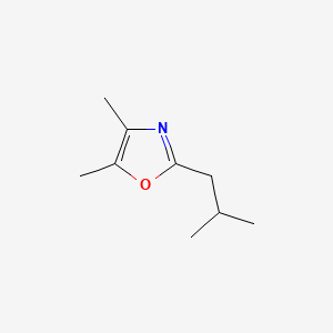 molecular formula C9H15NO B1620075 2-Isobutyl-4,5-dimethyloxazole CAS No. 26131-91-9