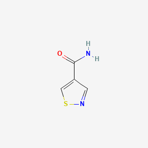 molecular formula C4H4N2OS B1620076 4-异噻唑甲酰胺 CAS No. 24340-75-8