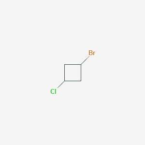 molecular formula C4H6BrCl B1620077 1-Bromo-3-chlorocyclobutane CAS No. 4935-03-9