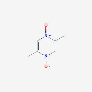 molecular formula C6H8N2O2 B1620087 Pyrazine, 2,5-dimethyl-, 1,4-dioxide CAS No. 6890-38-6