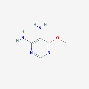 molecular formula C5H8N4O B1620089 6-Methoxypyrimidine-4,5-diamine CAS No. 73318-76-0