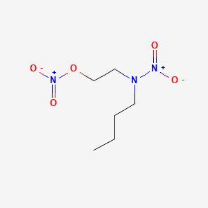 molecular formula C6H13N3O5 B1620095 2-(Butylnitroamino)ethyl nitrate CAS No. 82486-82-6