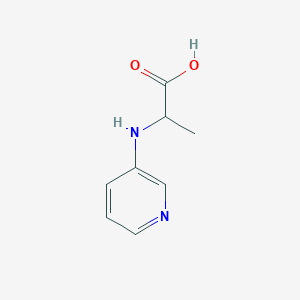 molecular formula C8H10N2O2 B1620103 2-(Pyridin-3-ylamino)propanoic acid CAS No. 76478-28-9