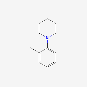 molecular formula C12H17N B1620115 N-(2-Methylphenyl)piperidine CAS No. 7250-70-6