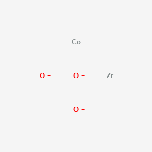 molecular formula CoO3Zr-6 B1620118 Cobalt zirconium trioxide CAS No. 69011-09-2