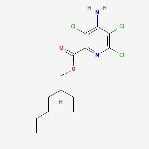 molecular formula C14H19Cl3N2O2 B1620149 2-Ethylhexyl 4-amino-3,5,6-trichloropyridine-2-carboxylate CAS No. 36374-99-9