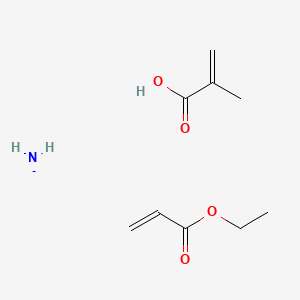 molecular formula C9H16NO4- B1620152 Methacrylic acid ethyl acrylate polymer ammonium salt CAS No. 37624-87-6