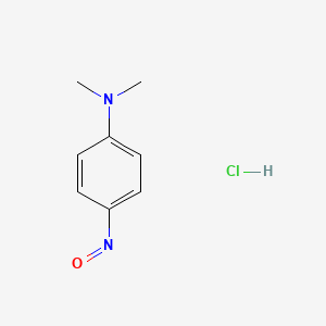 molecular formula C8H11ClN2O B1620155 Benzenamine, N,N-dimethyl-4-nitroso-, monohydrochloride CAS No. 42344-05-8