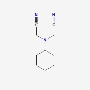 Acetonitrile, 2,2'-(cyclohexylimino)DI-