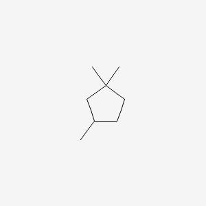 molecular formula C8H16 B1620192 1,1,3-Trimethylcyclopentane CAS No. 4516-69-2