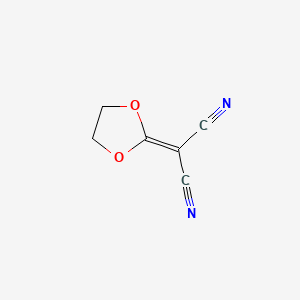 molecular formula C6H4N2O2 B1620198 1,3-Dioxolane, 2-dicyanomethylene- CAS No. 5694-65-5