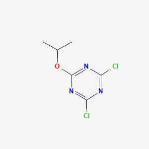 molecular formula C6H7Cl2N3O B1620203 2,4-Dichloro-6-isopropoxy-1,3,5-triazine CAS No. 6684-27-1