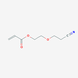 molecular formula C8H11NO3 B1620206 2-(2-シアノエトキシ)エチルアクリレート CAS No. 7790-03-6