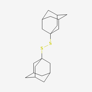 molecular formula C20H30S2 B1620211 Disulfide, bis(tricyclo(3.3.1.13,7)dec-1-yl) CAS No. 34895-45-9