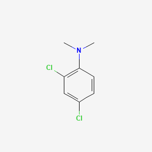 molecular formula C8H9Cl2N B1620212 Benzenamine, 2,4-dichloro-N,N-dimethyl- CAS No. 35113-90-7