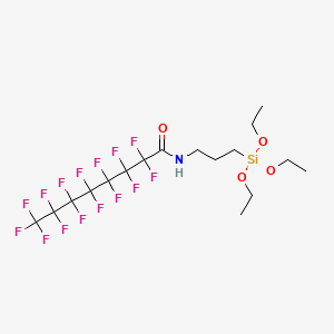 molecular formula C17H22F15NO4Si B1620213 N-(3-Triethoxysilylpropyl)perfluorooctanoamide CAS No. 37043-12-2