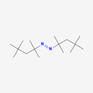 molecular formula C16H34N2 B1620214 2,2'-Azobis(2,4,4-trimethylpentane) CAS No. 39198-34-0
