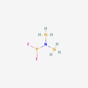 molecular formula F2H6NPSi2 B1620219 Bissilylaminodifluorophosphine CAS No. 71579-71-0