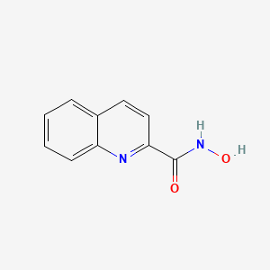 molecular formula C10H8N2O2 B1620221 N-Hydroxy-2-quinolinecarboxamide CAS No. 37137-42-1